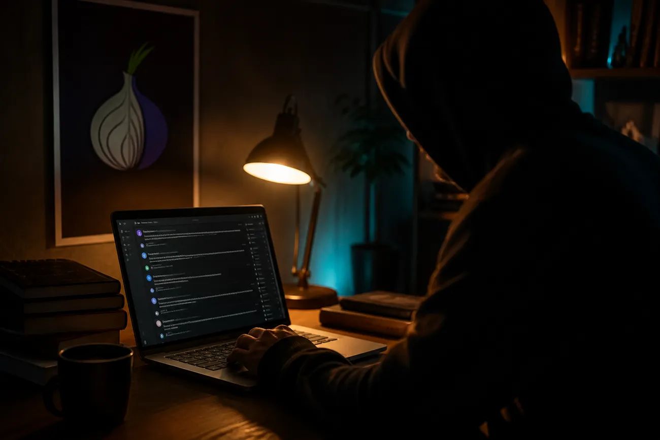 user exploring deep web resources on Reddit